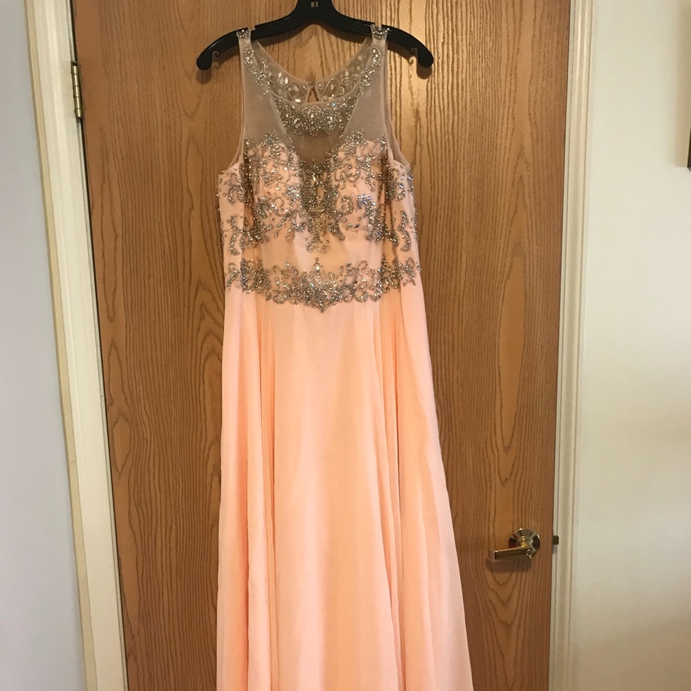 Pink prom dress. Size 17/18